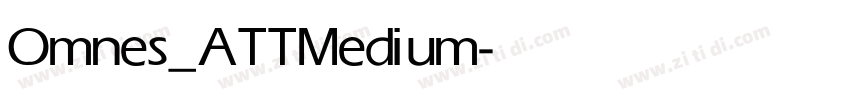 Omnes_ATT Medium字体转换 Omnes_ATT Medium字体转换